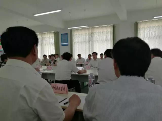 曹会长跟随省委常委、市委书记张江汀在菏泽考察扶贫协作工作