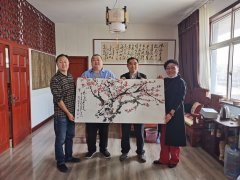 欢迎河西街道走访 青岛单县商会