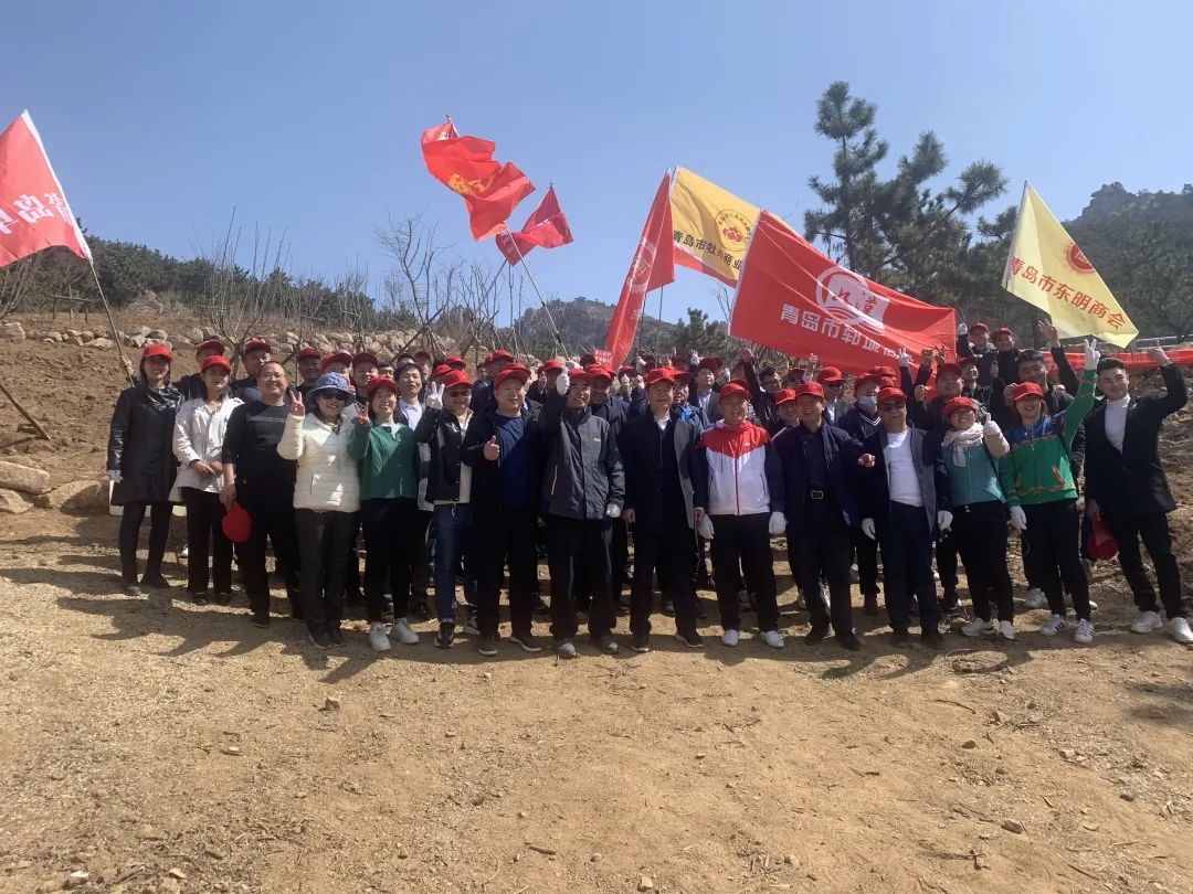 植树造林共建美好家园 单县商会开展义务植树公益活动 